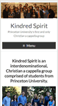 Mobile Screenshot of princetonkindredspirit.com